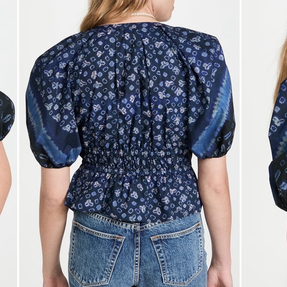 Ulla Johnson Ines Ruched Top - Picture 3 of 12